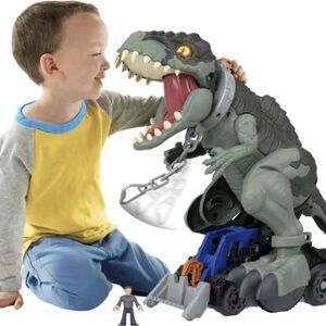 Fisher Price Imaginext Jurassic World Dominion Mega Stomp Rumble Giga Dino New